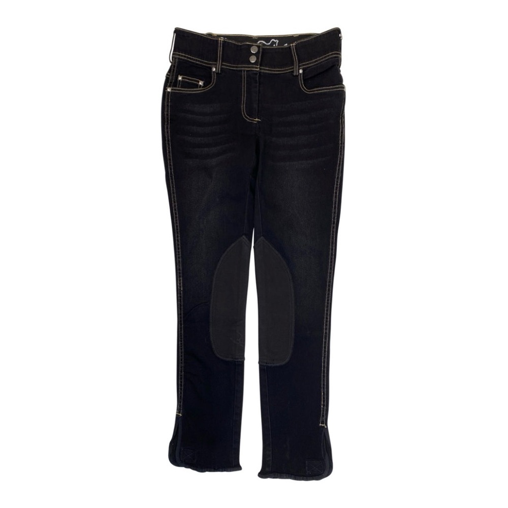 Goode Rider™ Jean Knee Patch Breech in Black Denim
Size 30